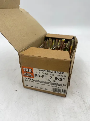 TOX Rahmenschraube für Dübellose Montage TRS-FT 7, 5x92, 100Stk