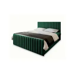 Masseno Boxbett ARION 140x200 cm mit Bonell Matratze und Topper - Elegantes Kontinentalbett mit ergonomischer Bonell-Matratze und praktischem Bettkasten für optimalen Stauraum – ideal für jeden Schlafraum.