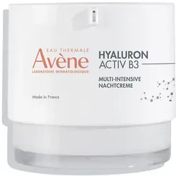 Avene Hyaluron Activ B3 Multi-Intensive Nachtcreme - 40ml, Anti-Aging mit Retinaldehyd und Niacinamid für strahlende, regenerierte Haut über Nacht