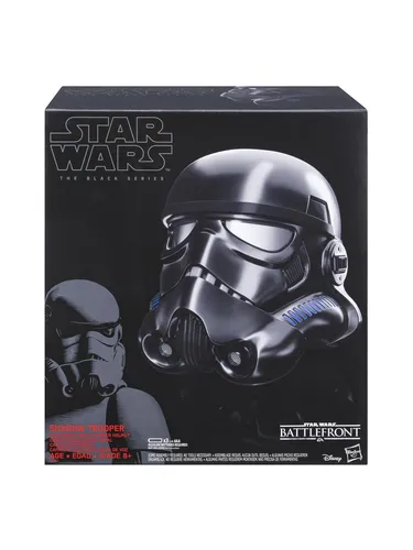 Star Wars The Black Series Shadow Trooper Helmet - Kostüme für Fans: Detailliertes Sammlerstück, inspiriert von Star Wars: Battlefront, perfekt für Rollenspiele und Fan-Events.