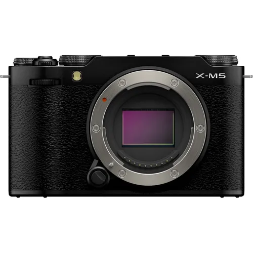 FUJIFILM X-M5 Gehäuse schwarz - Spiegelreflex- & Systemkamera mit leichtem, kompaktem Design und 26,1 MP Auflösung für beeindruckende 6.2K Videoaufnahmen.