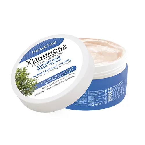 Herbal Time Anti Haarausfall Haarmaske Haarkur Chinin Koffein Biotin Pflege Kopf