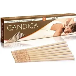 HOPI Candica Ohrkerzen 5 Paar - Gelb