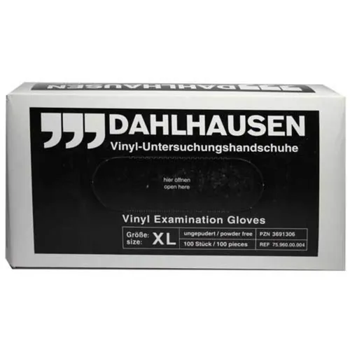 Vinyl Handschuhe ungepudert Größe XL Inhalt: 100 St