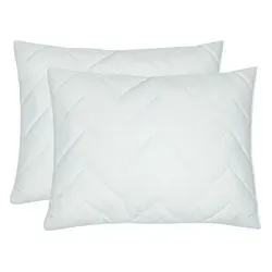ZOLLNER Kopfkissen 35 x 45 cm, Seitenschläfer Spar-Set - Hochwertiges Kissen aus 100% Silikonisierten Polyesterhohlfaserbällchen, waschbar bis 95 °C und ideal für einladende Schlafzimmer und Wohnzimmer.