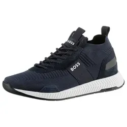 BOSS Titanium_Runn Slip-On Sneaker - Sportlicher Freizeitschuh mit elastischem Einstieg für optimalen Tragekomfort, ideal für lässige Outfits und aktive Freizeitgestaltung.