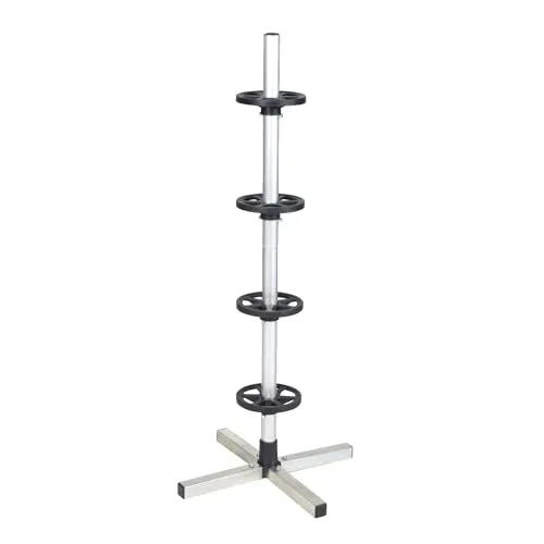 cartrend Felgenbaum für 4 Autoreifen - Reifenständer für 4 Pkw-Reifen bis 225 mm Breite. Schonende Auflagen verhindern Kratzer, während die freischwebende Lagerung Verformungen und Schwitzwasserbildung vermeidet.
