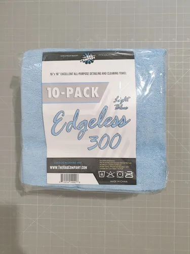 The Rag Company Edgeless 300 10er Mikrofasertuch Set blau