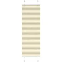 vidaXL Plissee Creme 45x100 cm Stoffbreite 44,4 cm Polyester 4015268