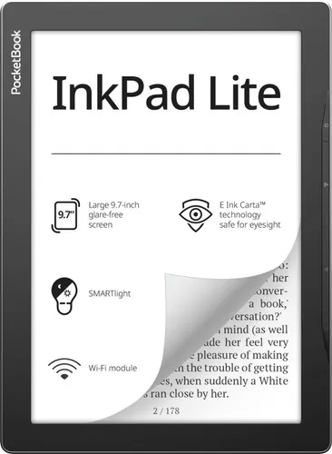 PocketBook InkPad Lite - 9,7 Zoll eBook-Reader, handlich und ideal für komfortables Lesen überall