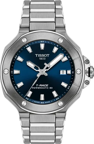 Tissot T-Race Powermatic 80 Herren Automatikuhr - Elegante Herrenuhr aus Edelstahl mit Automatikwerk, Saphirglas und Datum. Ideal für stilbewusste Männer, die Funktionalität und Design schätzen.