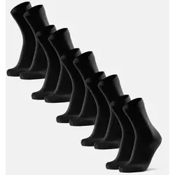 MERINO CREW SOCKEN - 5-Pack - Schwarz - 39-42