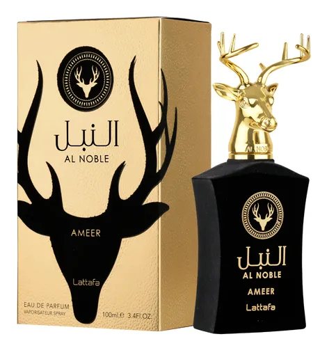 Lattafa Al Noble Ameer EDP 100ml Spray für Unisex - Unisex Eau de Parfum mit 100ml, bietet einen luxuriösen Duft, der für jede Gelegenheit geeignet ist.