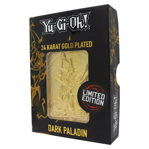 Yu-Gi-Oh! Fanattik Metal Card Metall Karte 24K Gold Plated Dark Paladin