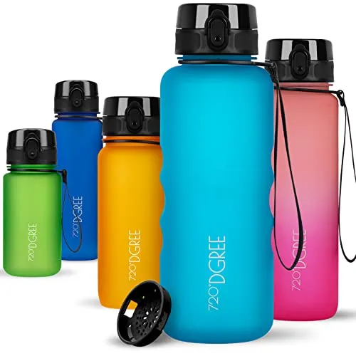 720°DGREE Trinkflasche 1,5 Liter “uberBottle“ - BPA-Frei und Auslaufsicher - Trinkflaschen für Sport und Fitness, 1,5 Liter Volumen, leicht, robust und mit auslaufsicherem Deckel für ein hygienisches Trinkerlebnis unterwegs.