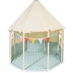 Zelt „Pavillon Yuma” für Kinder - Der Pavillon Yuma ist ein kreativer Rückzugsort für Kinder ab 3 Jahren. Ideal für Rollenspiele und Entspannung, bietet er eine sichere Umgebung, um die Fantasie zu entfalten.