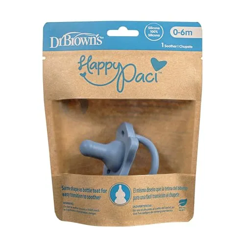 Dr Brown's Happy Paci, Blau, 1 Stück