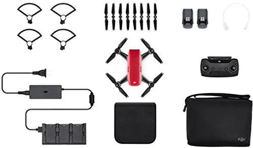 DJI Spark Drohne Combo lava rot