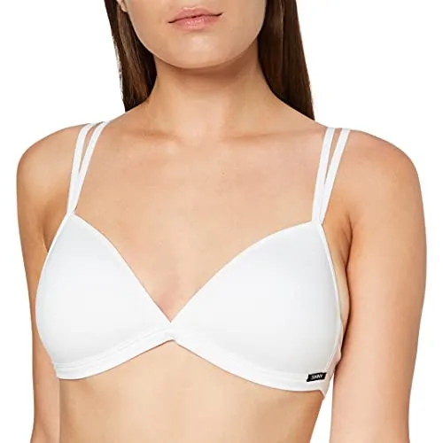 Skiny T-Shirt-BH Essentials Women - Sportlich und bequem - Funktionsunterwäsche, ideal für sportliche Aktivitäten, mit 95% Baumwolle für hohen Tragekomfort und Unterstützung durch Bügel.
