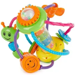Bieco Spielwaren Motorikball, Mehrfarbig, Kunststoff, 15x15 cm, Spielzeug, Babyspielzeug, Greiflinge