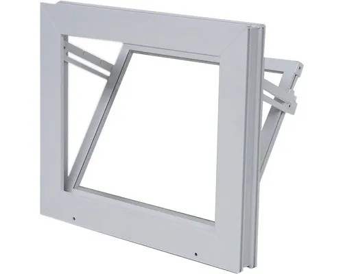 WOLFA Mehrzweck Kipp-Fenster PLUS Kunststoff weiß 1000x600 mm mit Isolierglas