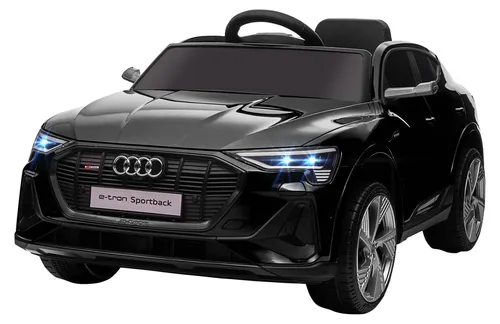 Homcom Kinder Elektro-Sportwagen, Schwarz, 60x47x108 cm - Kinder-Elektrofahrzeuge, bietet ein realistisches Fahrerlebnis mit 5 km/h, LED-Scheinwerfern und Musikplayer für unvergesslichen Fahrspaß und sicheres Fahren.