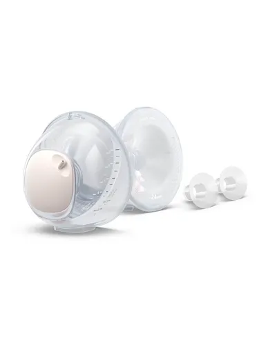 Philips Avent Hands-Free Premium Plus SCF439/01 Muttermilch-Sammler 2 St. - Milchpumpen, leicht zu reinigen und ideal für unterwegs, mit verschiedenen Brustaufsätzen für optimalen Komfort.