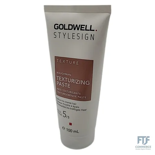 Goldwell StyleSign Texture Roughman - Texturizing Paste 100 ml - Haarstyling-Produkte mit starkem Halt und mattem Finish für definierte Styles bis zu 72 Stunden. Ideal für alle Haartypen, frei von Sulfaten und Silikonen.