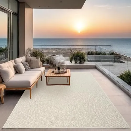 the carpet Teppich Kansas, rechteckig, 1 mm Höhe - Moderner Jute-Look für Innen und Außen - Verleihen Sie Ihren Räumen natürlichen Charme mit unserem strapazierfähigen Teppich im Jute-Look. Ideal für Garten, Terrasse und Wohnzimmer – robust, UV-beständig und vielseitig einsetzbar.