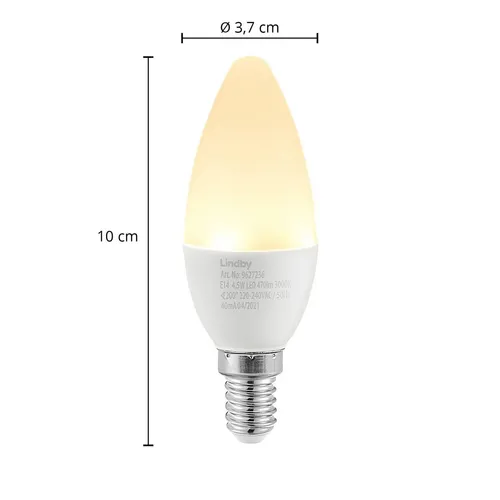 Lindby LED E14 Lampe 'E14 4,5W LED' (E14) - Leuchtmittel LED-Lampen