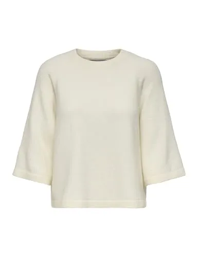ONLY Onlsimoni 3/4 Pullover KNT Noos - Stilvoller Begleiter - Eleganter 3/4-Pullover mit geradem Saum, ideal für vielseitige Outfits und jeden Anlass. Hochwertige Verarbeitung für hohen Tragekomfort.