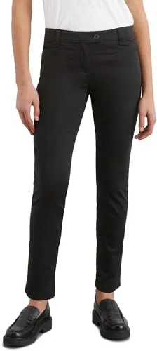 Marc O'Polo Damen Chinohose Slim Fit, Schwarz (Black) - Damen-Hosen mit Stretch-Anteil für optimale Bewegungsfreiheit und zeitlosem, sportlich-elegantem Design im klassischen Fünf-Taschen-Stil.