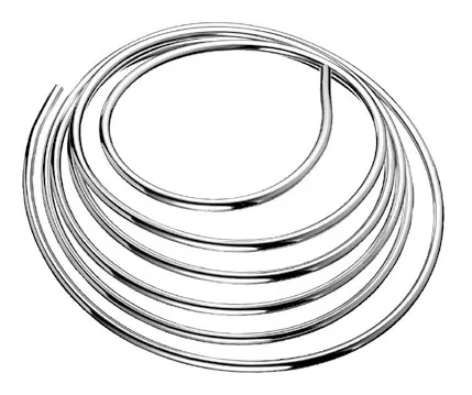 Schell Kupferrohr Ø 12 mm in Ringform - 5000 mm Chrom - Für Installation: Hochwertiges Kupferrohr in Ringform, ideal für professionelle Installationen und langlebige Rohrsysteme.