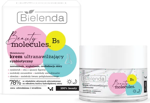 Bielenda Molecules Molekulare Synbiotische Ultra-Feuchtigkeitscreme, 50ml
