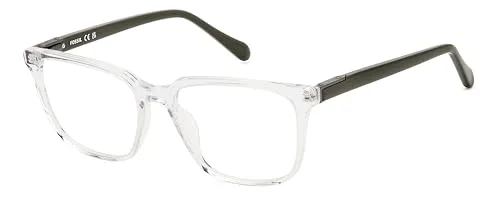 FOSSIL Brillengestell (Model 107988) für Herren, Quadratisch, gefertigt aus Plastik (inklusive Brillenetui)