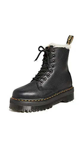 Dr. Martens Damen Bovver Boots, 41 EU - Wanderschuhe aus hochwertigem Glattleder, robust und stylisch für jedes Abenteuer.