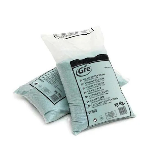 Gre Filterglas 25 kg - Hochwertige Glasperlen für Pool Sandfilter - Schwimmbeckenfilter aus 25 kg Filterglas mit feiner Körnung 0,5 - 1mm, bietet eine effektive Filtration und verlängert die Lebensdauer Ihres Filters.