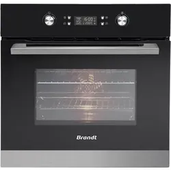 Brandt BFC8500X Multifunktions-Einbaubackofen 70L - Eleganter Einbaubackofen mit 9 Kochmodi und sicherem Gitter-System. Praktische Katalyse-Reinigung und vollverglaste Innentür für müheloses Saubermachen. Ideal für kreative Kochabenteuer.
