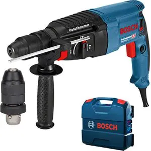 Bosch Bohrhammer GBH 2-26 F Professional - SDS+ 830 W, 2,7 Joule Schlagkraft, ideal für Bohren, Hammerbohren und Meißeln mit robustem Werkzeugkoffer