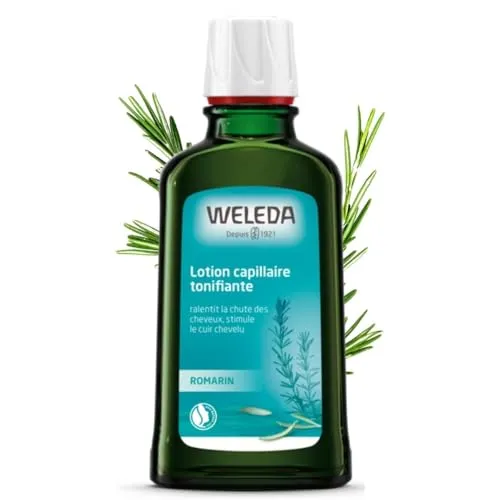 WELEDA Bio Rosmarin Haartonikum 100 ml - Stärkt dünner werdendes Haar - Haarkuren: Das 100% vegane Haartonikum mit Rosmarinöl fördert die Nährstoffversorgung und kräftigt dünner werdendes Haar für mehr Struktur und eine gesunde Kopfhaut.