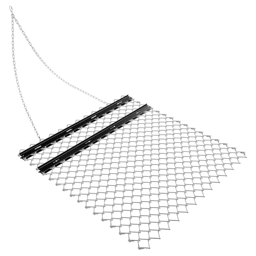 Wiltec Wiesenegge 155 x 123,5 cm mit Kettennetz - Robuste Schleppegge zur effizienten Bodenbearbeitung, ideal für Wiesen und Gärten. Mit stabilem Stahlrahmen und strapazierfähigem Kettennetz für optimalen Einsatz und einfache Handhabung.