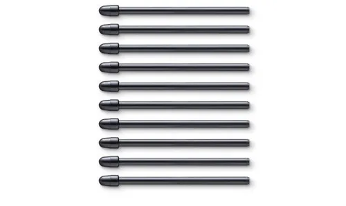 Wacom ACK22211 Set mit 10 Standard-Spitzen für Pro Pen 2 - Schwarz, kompatibel mit Wacom Pro Pen 2 und Pro Pen 3D, ideal für präzises Zeichnen und Skizzieren