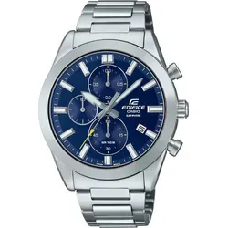 Casio Edifice EFB-710D-2AVUEF Herrenuhr - Edelstahl Chronograph mit Saphirglas - Chronograph mit Neobrite-Beschichtung, 10 ATM wasserdicht und elegantem Edelstahlarmband, ideal für sportliche und stilbewusste Herren.