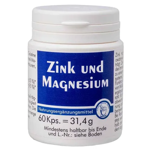Zink + Magnesium Kapseln Inhalt: 31 g