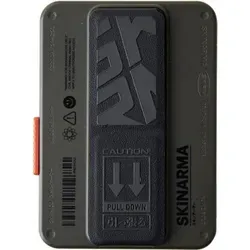 Skinarma Mirage Spunk Wallet - Magnetischer Griffständer in Grün - Elegante Geldbörse in Dunkelgrün mit Magnetverschluss für optimale Sicherheit. Kompakt und funktional, ideal für jeden, der Stil und Qualität schätzt. Perfekt für den täglichen Gebrauch.