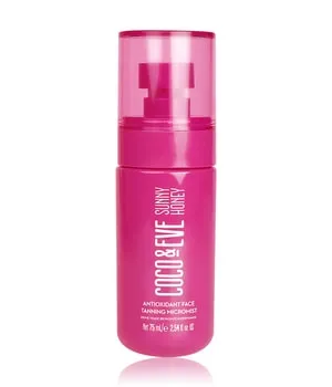 Coco & Eve Sunny Honey Antioxidant Face Tanning Micromist 75 ml - Selbstbräuner für das Gesicht, verleiht sofort eine natürliche Bräune ohne Sonnenbaden, zieht schnell ein und sorgt für ein gesundes Hautbild.