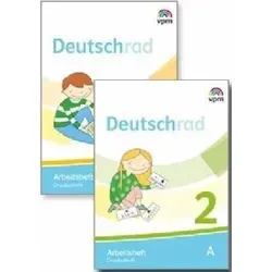 Deutschrad 1/2. Arbeitshefte Paket Druckschrift Klasse 1/2