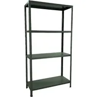 Steckregal Schulte grün 180x100x40 cm - Werkstatteinrichtung mit 4 Böden und einer Tragkraft von 260 kg, ideal für flexibles und stabiles Lagern. Schnelle Montage dank Stecksystem und pulverbeschichtete Oberfläche für Langlebigkeit.