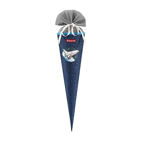 Step by Step Schultüte, Sky Rocket - Schultüte mit einem coolen Sky Rocket Design, perfekt für den ersten Schultag und aus hochwertigem Material gefertigt.
