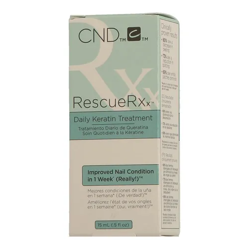 CND RescueRXx Intensive Pflegeöl für die Nägel - Nagelhärter mit Keratin, intensiv pflegend für gesunde Nägel und Nagelhaut, ideal für die tägliche Anwendung, 3,7 ml für unterwegs
